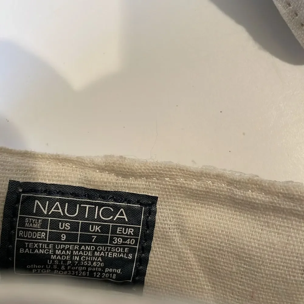 Nautica Rudder 2 Anchor Espadrille Slip-on White Lace Shoes Women's 9